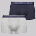 Kit 2 Cuecas Hang Loose Boxer Cot - Adulto AZUL ESCURO
