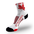 Meia Cano Médio Steigen Maple Leaf 33 ao 44 - Unissex BRANCO