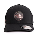 Boné Aba Curva Quiksilver Hologram Full Logo Patch - Fechado - Adulto PRETO
