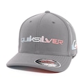 Boné Aba Curva Quiksilver Gradient Type New Wave - Adulto CINZA ESCURO