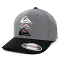 Boné Aba Curva Quiksilver Emb Three Logo - Adulto CINZA ESCURO
