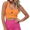 Top Drop Shot Estrela - Feminino LARANJA