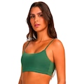 Top Alto Giro Eterno Liso - Feminino VERDE