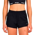 Shorts Alto Giro Cos Franzido - Feminino PRETO