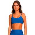 Top Alto Giro Eterno Liso - Feminino AZUL