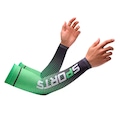 Manguito Longo Térmico e Compressão Gold Sports Adulto Dry II Proteção Solar Uv+50 - 2 pçs VERDE