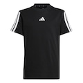 Camiseta adidas 3 Listras - Infantil PRETO