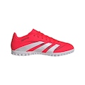 Chuteira Society adidas Predator Club - Adulto CORAL/BRANCO