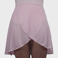 Saia Ballet Ritmus Transpassada Longa 110 - Feminina ROSA