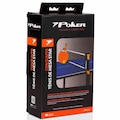Conjunto de Tênis de Mesa Poker Star - 2 Raquetes - 3 Bolas - Rede Retratil PRETO