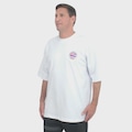 Camiseta Surf Alive Aloha Hawaii Oversized - Masculina BRANCO