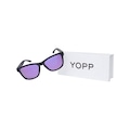 Óculos de Sol Unissex Yopp Polarizado Uv400 Purple Velvet PRETO