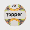 Bola de Futsal Topper Slick 24 BRANCO/LARANJA