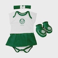 Kit do Palmeiras Torcida Baby - Infantil BRANCO/VERDE