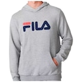 Blusão Com Capuz Fila Letter - Masculino CINZA