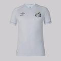 Camisa do Santos I 2025 Umbro 10 Neymar Jr Jogador - Masculina BRANCO