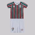 Conjunto do Fluminense I 2025 Umbro - Infantil VERMELHO