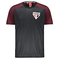 Camisa do São Paulo Braziline Rede - Masculina VINHO/PRETO