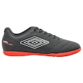 Chuteira Futsal Umbro Neo Striker - Adulto PRETO/VERMELHO