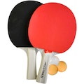 Kit Tênis De Mesa Speedo Star 1 - 2 Raquetes e 3 Bolas VERMELHO/PRETO