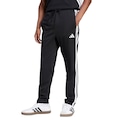 Calça Adidas Single Jersey 3 Stripes - Masculina PRETO