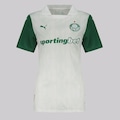 Camisa do Palmeiras II 2025 Puma Jogador - Feminina BRANCO