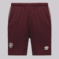 Bermuda do Fluminense 2025 Umbro Viagem - Masculina VERMELHO