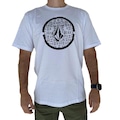 Camiseta Volcom Circle Texture - Masculina BRANCO