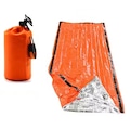 Saco de Dormir Gold Sports Portátil à Prova D'água Sobrevivência com Apito LARANJA