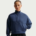 Blusão de Moletom Nike Soft Knit - Feminino AZUL ESCURO