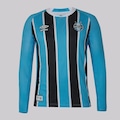Camisa Manga Longa do Grêmio Umbro I 2025 - Masculina AZUL