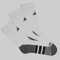 Kit Meia adidas Performance 3 Pares Cano Alto - 36 - 46 - Adulto BRANCO