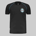 Camisa do Grêmio Retrô Mania Basic Home II - Masculina PRETO
