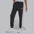 Calça adidas Single Jersey 3 Stripes -  Feminina PRETO
