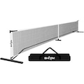 Rede De Pickleball + Estrutura + Bolsa Transporte Shark PRETO/BRANCO