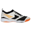 Chuteira Futsal Penalty Max 1000 Locker Ecoknit - Adulto BRANCO/AMARELO