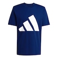 Camiseta adidas Big Logo - Masculina AZUL/BRANCO