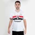 Camiseta De Time New Balance Torcedor Home Spfc 2025 - Masculina BRANCO