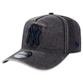 Boné Aba Curva New Era 9FORTY A-Frame New York Yankees MLB Core - Snapback - Adulto AZUL ESCURO