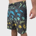 Bermuda Hurley Phantom Classic Flowers 18' - Masculina PRETO