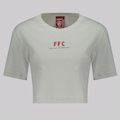 Cropped Fluminense Cenário - Feminino CINZA