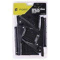 Rede de Tênis de Mesa com Suporte Alicate Fort PRETO/BRANCO