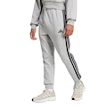 Calça adidas French Terry 3 Stripes - Masculina CINZA CLA/PRETO