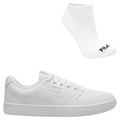 Tênis Fila Daily + Meia - Feminino BRANCO/ROSA CLA