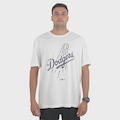 Camiseta New Era Sunset MLB Los Angeles Dodgers Plus Size - Masculina BEGE