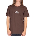 Camiseta Rip Curl Icon WT25 - Masculina MARROM