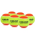 Bola de Beach Tennis Head - Pack com 6 Unidades AMARELO