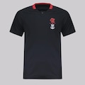 Camisa Polo do Flamengo Trilha - Masculina PRETO