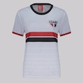 Camisa do São Paulo Tela Braziline - Feminina BRANCO