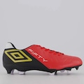 Chuteira de Campo Umbro Fifty VI - Adulto VERMELHO
